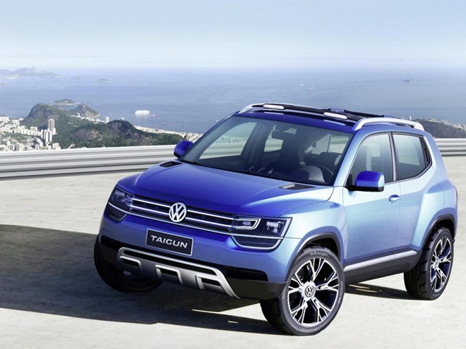 VW T-Track: conceito apresentado no Salão de São Paulo servirá como base para o futuro SUV. | Divulgação/VW