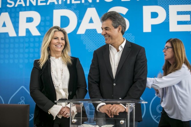 Cida Borghetti e Beto Richa: transição pode ocorrer em abril. | Marcelo Andrade/Gazeta do Povo