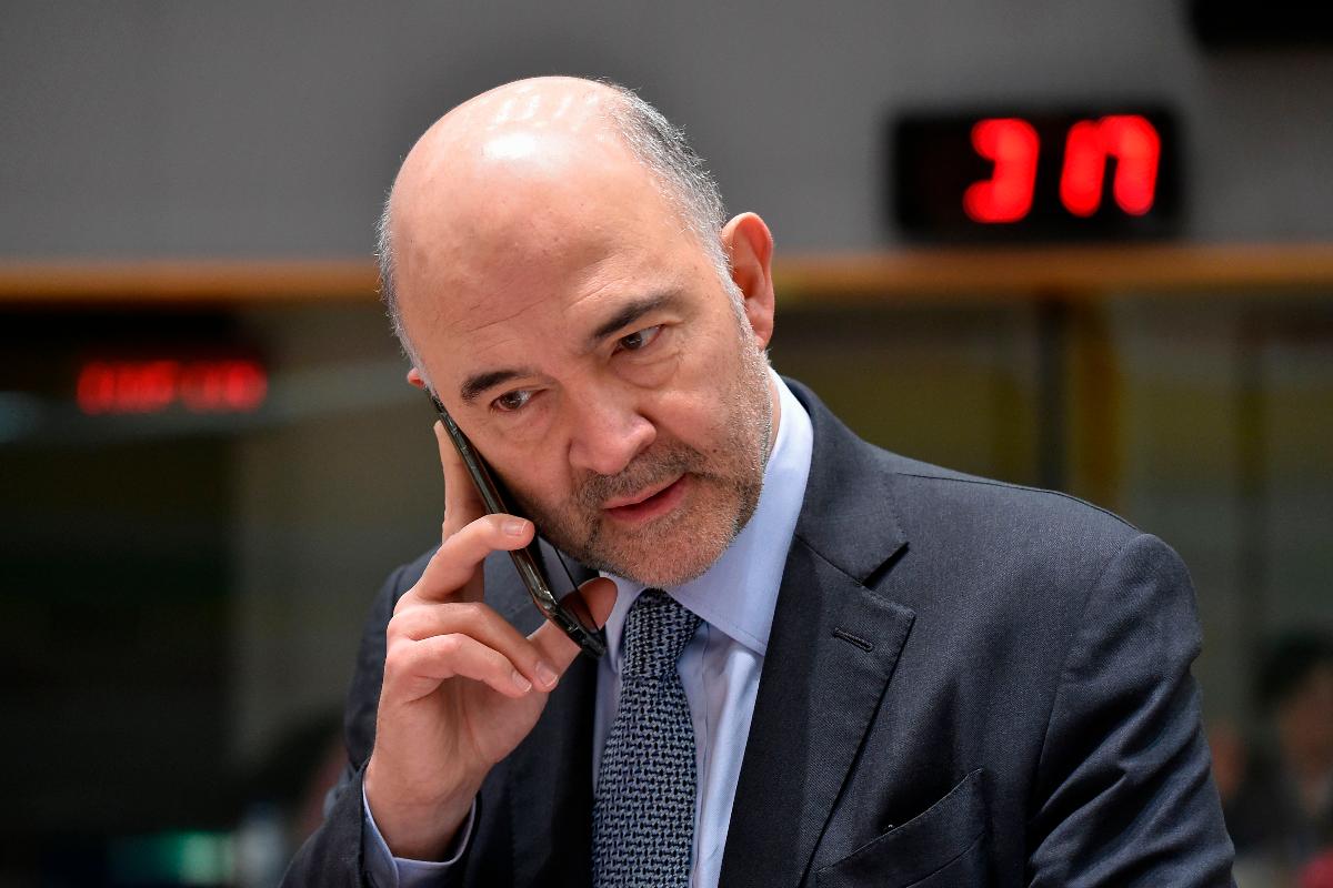 Comissário de Assuntos Financeiros da União Europeia, Pierre Moscovici, disse que a União Europeia está de portas abertas para o Reino Unido em caso de reversão do Brexit | JOHN THYSAFP