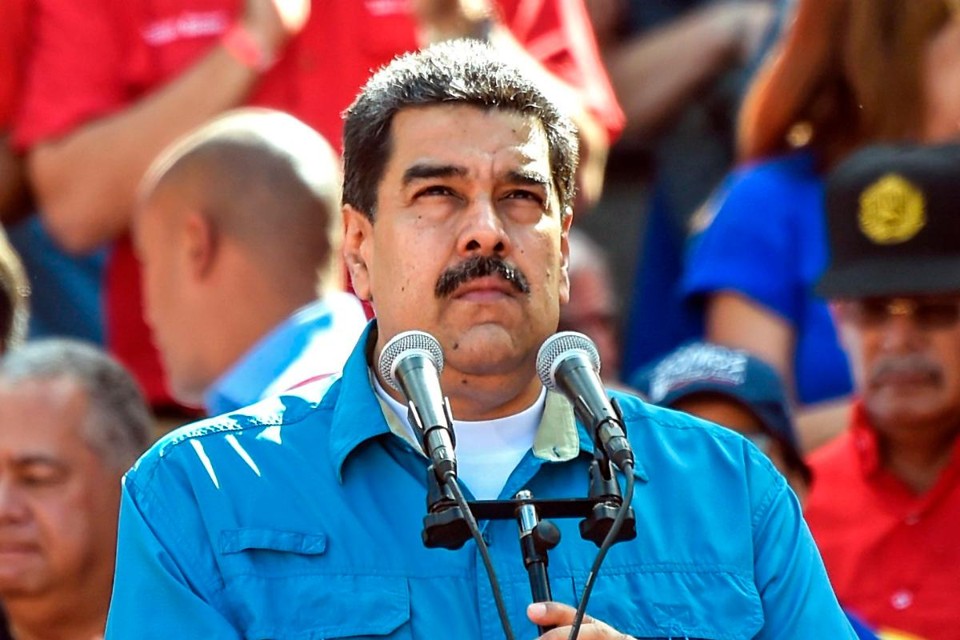 O presidente venezuelano Nicolás Maduro durante discurso em Caracas | JUAN BARRETO/AFP