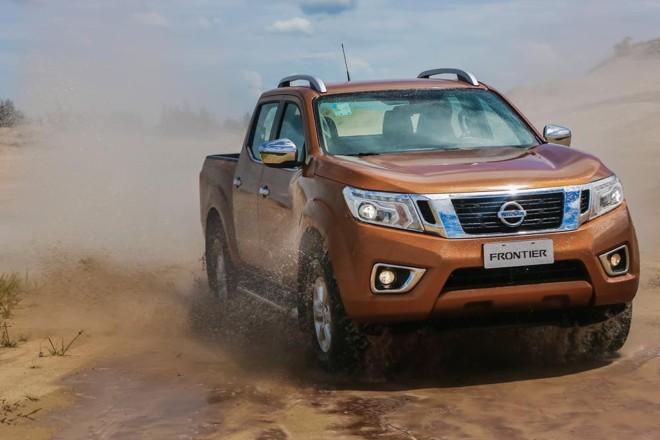 Nissan Frontier: falha em parafuso na coluna de direção pode ocasionar perda do controle do veículo. | Nissan/Divulgação