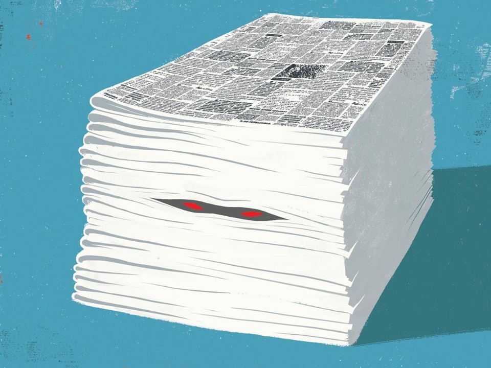 Segundo a pesquisa, diante da proporção de verdade e ficção, a influência das notícias falsas não é nada em comparação com a cobertura dos grandes veículos | CARLO GIAMBARRESI/NYT