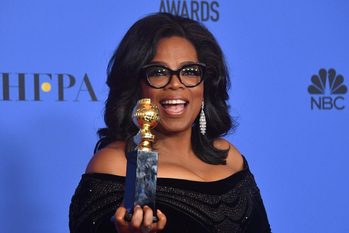 A apresentadora e atriz Oprah Winfrey fez o discurso mais emocionante da premiação | FREDERIC J. BROWNAFP