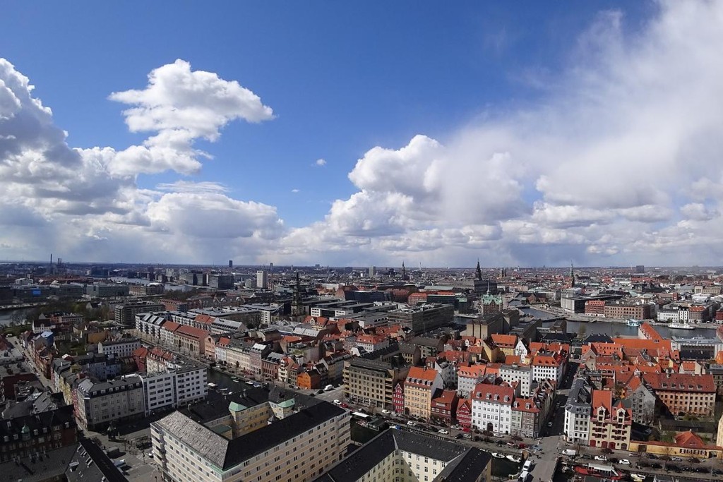 Na imagem, vista da capital Copenhague.