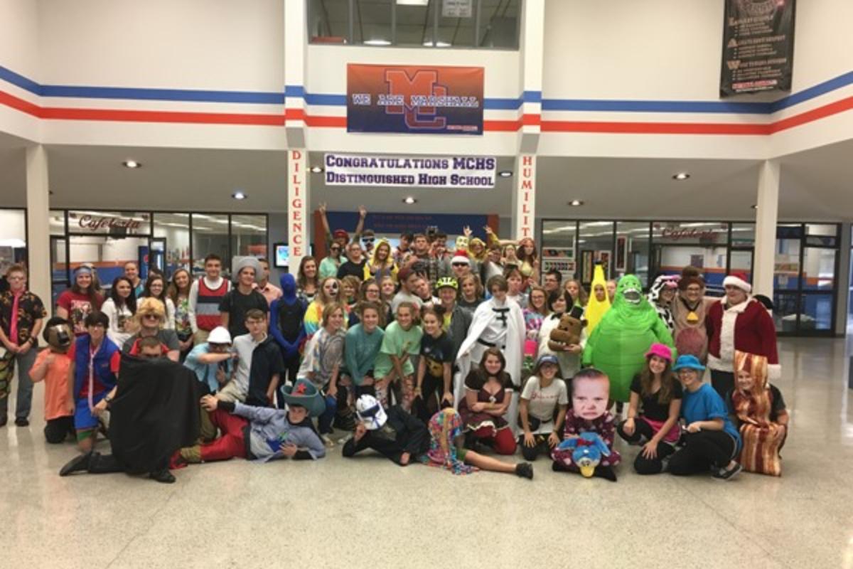 Alunos da Escola Secundária do Condado de Marshall | Reprodução