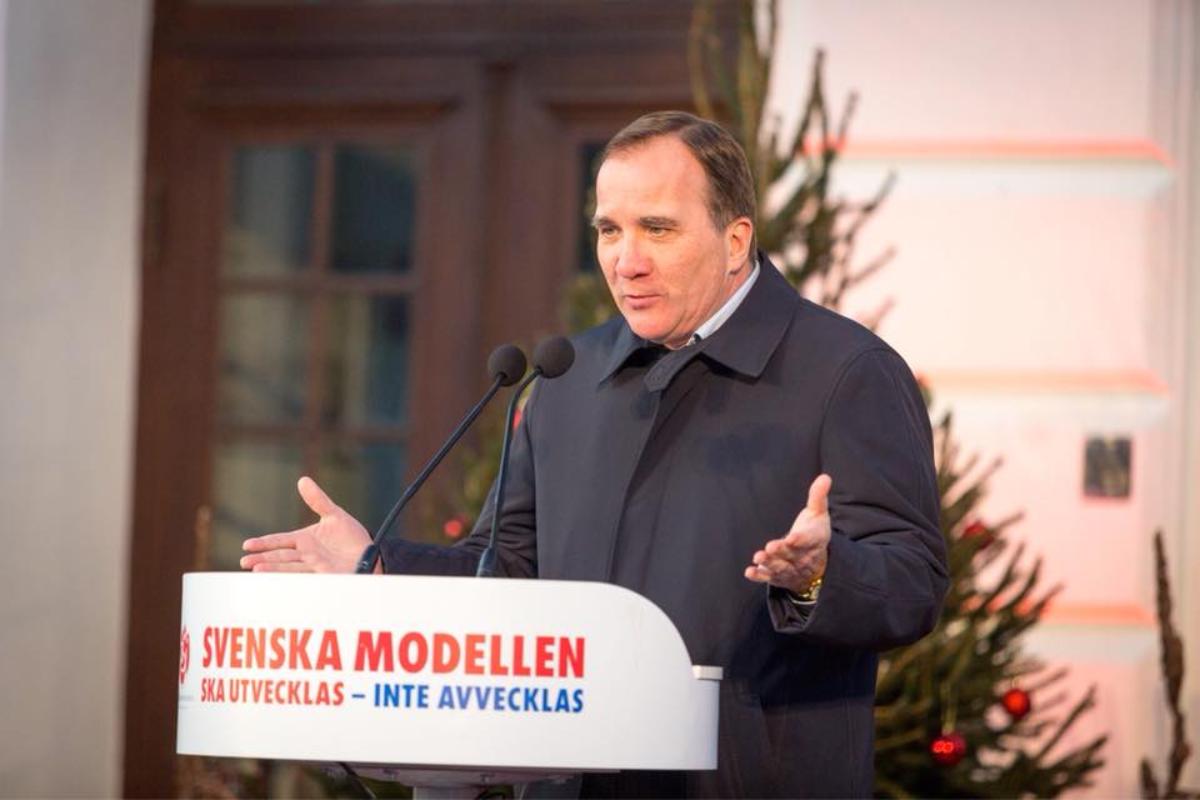 Primeiro-ministro da Suécia, Stefan Löfven, apresentou a proposta no fim de dezembro. | Reprodução/Facebook