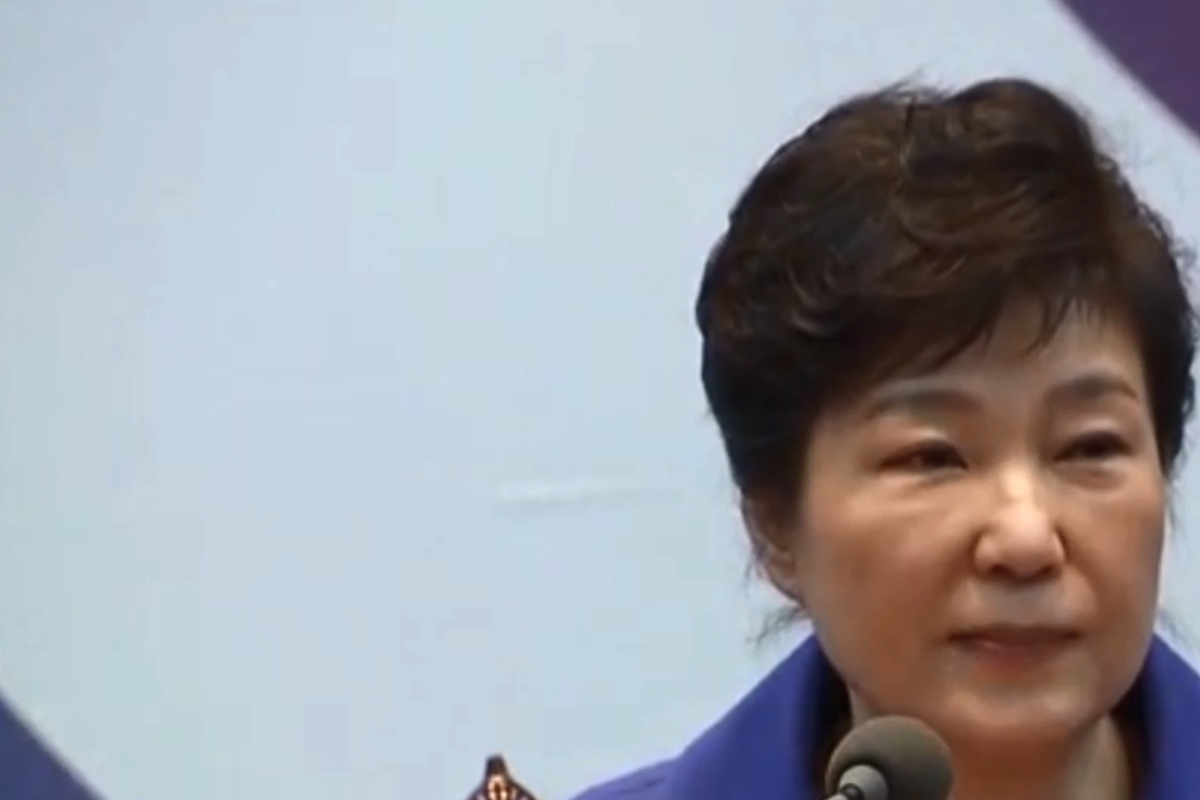 Em outubro de 2017, Park disse ser vítima de "vingança política" | Reprodução
