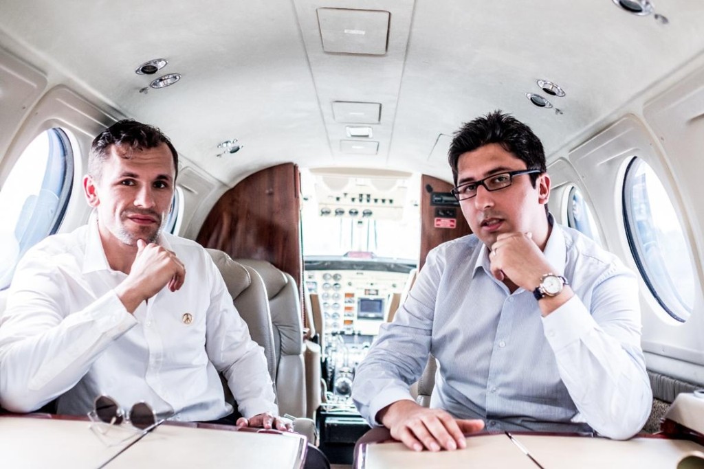 Paul Malicki (CEO) e Arthur Virzin (CTO), fundadores da Flapper