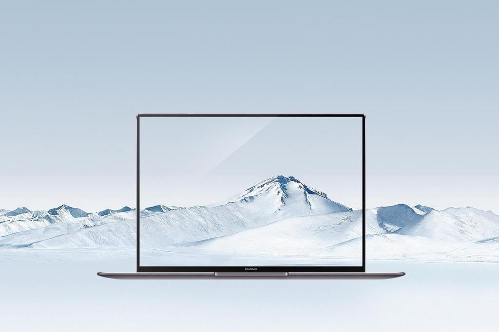 Tela do MateBook X Pro ocupa 91% da área da tampa. | Huawei/Divulgação