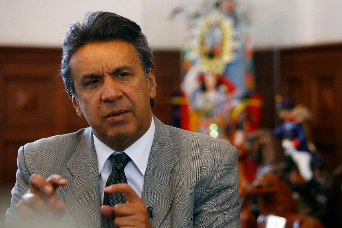 Correa fez campanha para Moreno na eleição do ano passado, elogiando seu escolhido e dizendo que ele era a melhor pessoa para levar adiante o "socialismo do século 21" que implementou no Equador | SL/GUILLERMO GRANJA