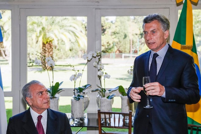 Presidente Michel Temer durante almoço oferecido pelo presidente da República Argentina, Mauricio Macri (Olivos - Argentina 03/10/2016) | Beto BarataPR