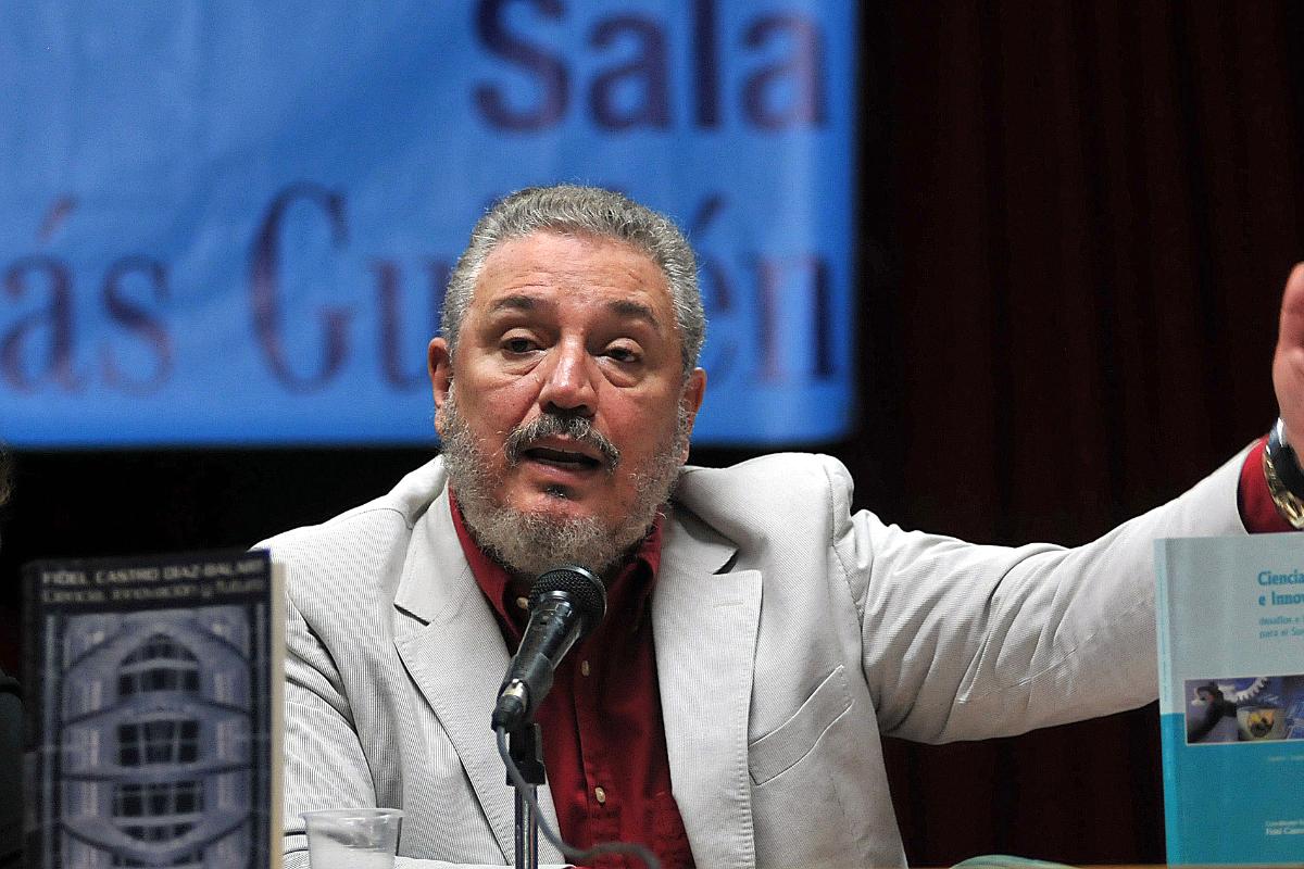 Fidel Castro Diaz-Balart, filho mais velho de Fidel Castro, em 2010. | STRAFP