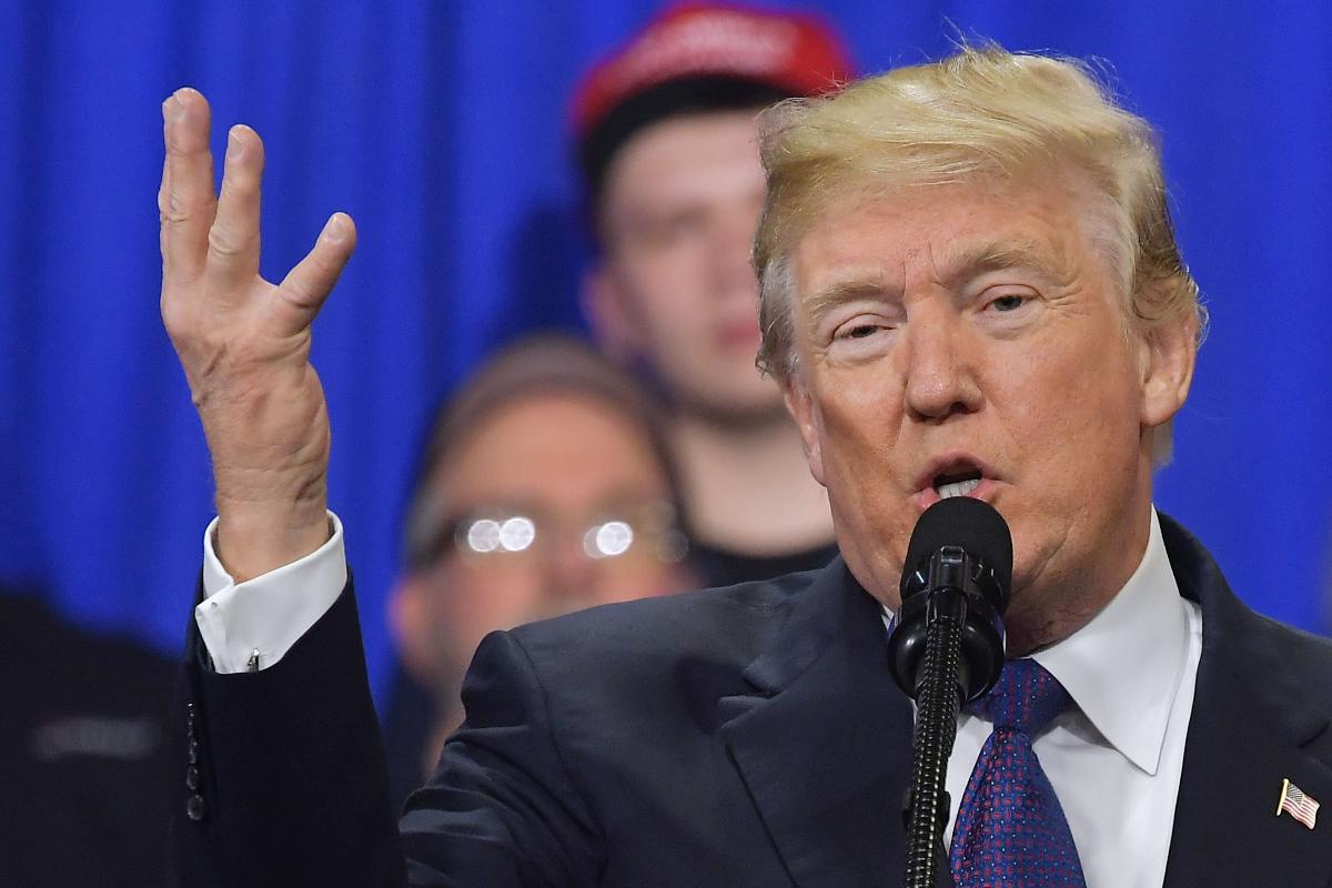 Presidente Donald Trump afirma que inquérito sobre a influência russa nas eleições é uma “caça às bruxas” e que está sendo politizado pelo Departamento da Justiça | MANDEL NGAN
AFP