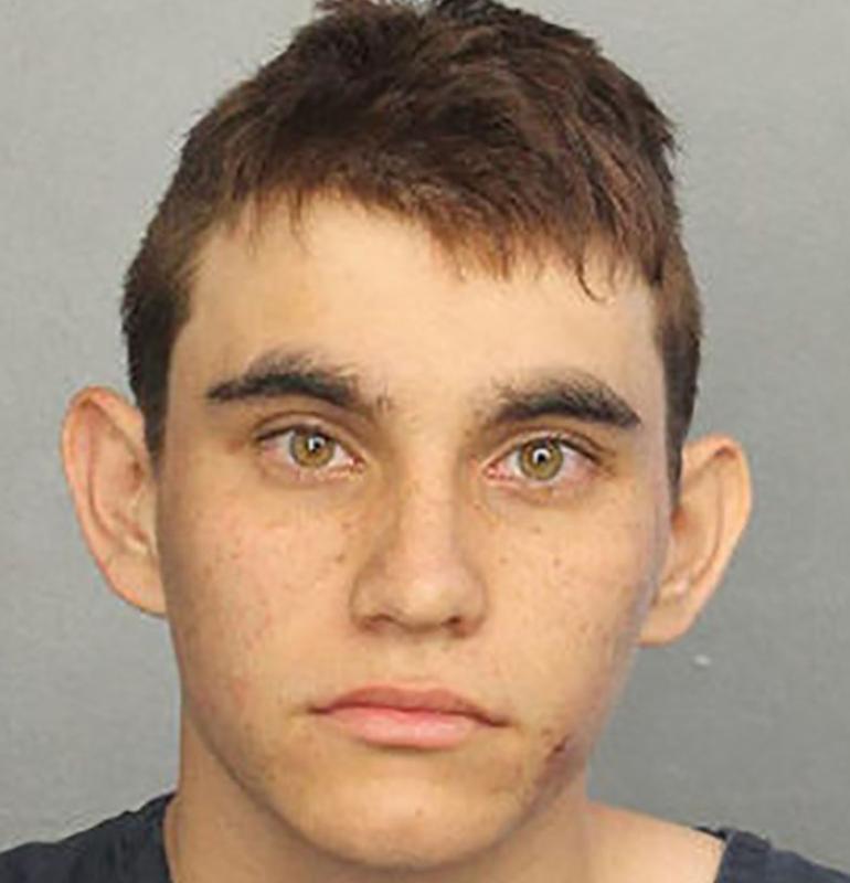 Nikolas Cruz, 19 anos, foi detido pela polícia local logo depois do atentado.  | POLÍCIA DO CONDADO DE BROWARD/DivulgaçãoAFP