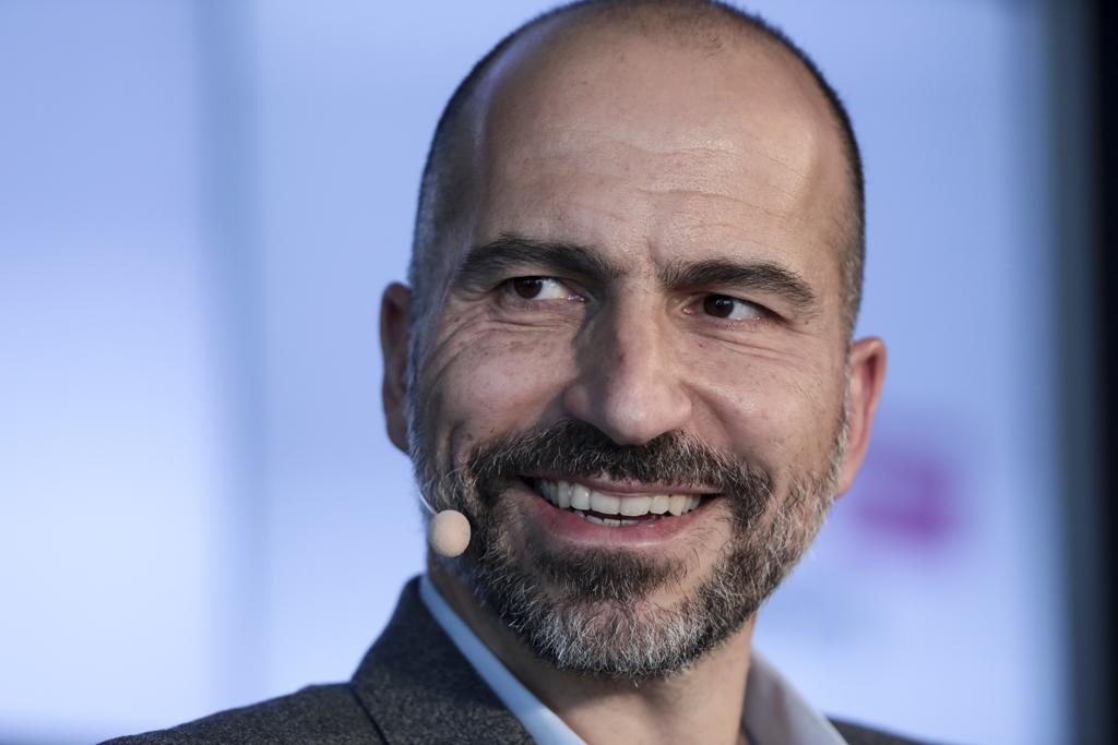 Dara Khosrowshahi, CEO da Uber. | Simon Dawson/Bloomberg