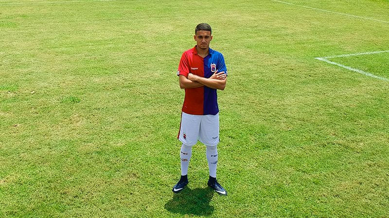 Meia Matheus Pereira, novo reforço do Paraná. | Divulgação/Paraná Clube/