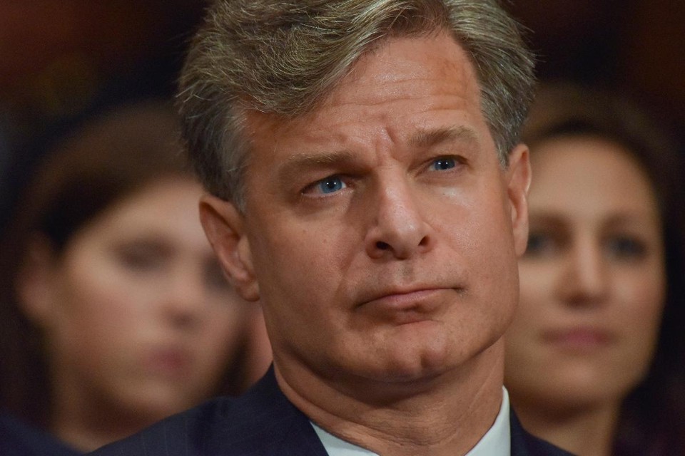 Diretor do FBI, Christopher Wray | Jahi ChikwendiuThe Washington Post