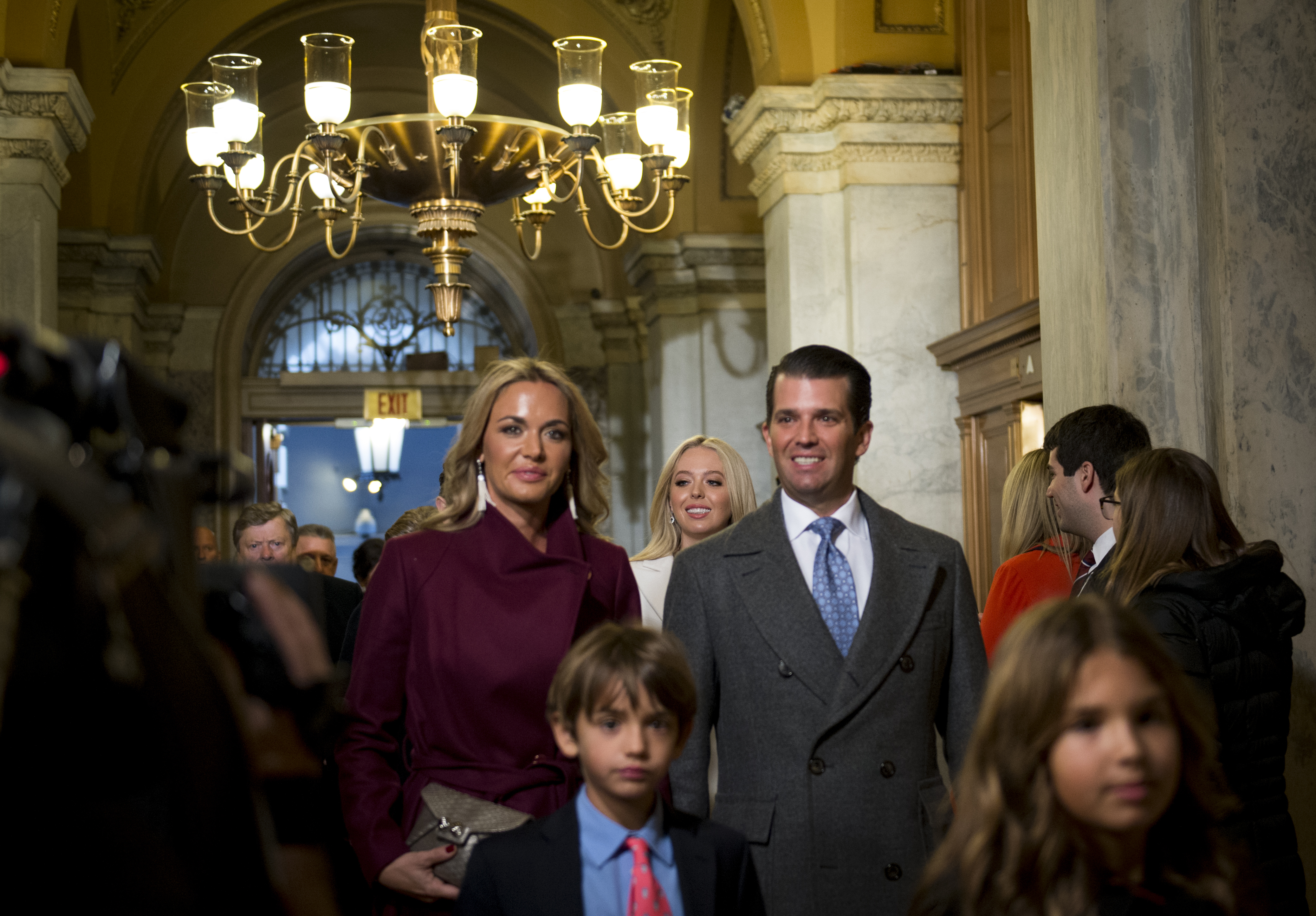 Vanessa Trump com o marido, Donald Trump Jr. | Marianique Santos/Joint Task Force