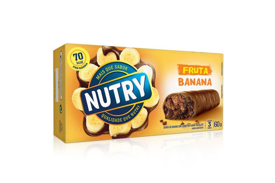 Uma das barras da marca Nutry. | Nutrimental/Divulgação