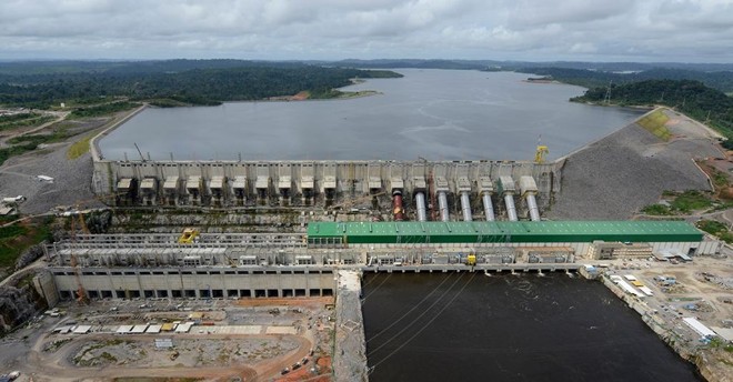 Construção da usina hidrelétrica de Belo Monte, no Pará: consórcio teria pago propinas a PT, PMDB e ao ex-ministro Delfim Netto. | Divulgação/Norte Energia