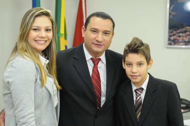 Sérgio e os filhos | Acervo pessoal