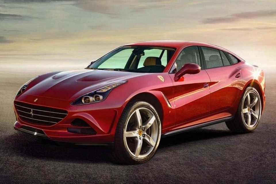 Ferrari se rende à febre dos SUVs e lançará seu primeiro utilitário Projeção de como poderia ficar um utilitário esportivo da Ferrari. |