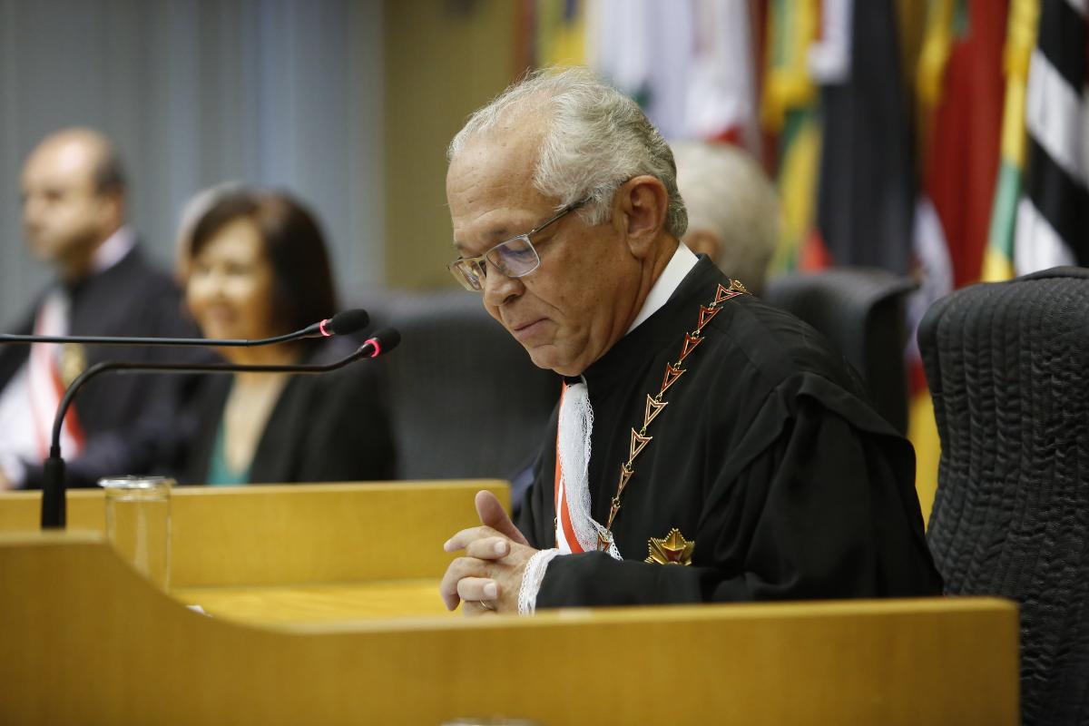 João Batista Brito Pereira assumiu a presidência do TST em fevereiro de 2018. | Divulgação/Flickr/TST