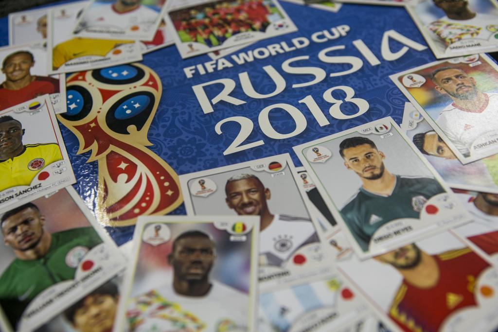 Álbum de figurinha da Copa do Mundo 2018, na Rússia. | Marcelo Andrade/Gazeta do Povo
