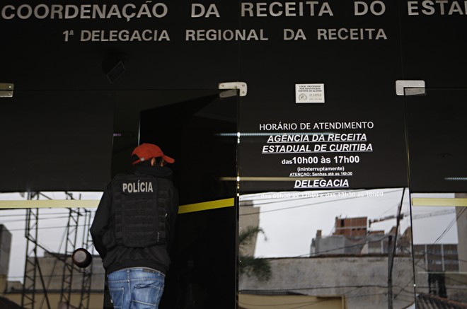 Sede da Recita Estadual, no Centro de Curitiba: desvio milionário em sonegação de ICMS. | Aniele Nascimento/Gazeta do Povo