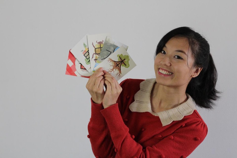A Caixa Mágica de Chinês do Pula Muralha: conjunto de 60 cartas ilustradas que ajudam a entender a lógica dos ideogramas. | Divulgação.