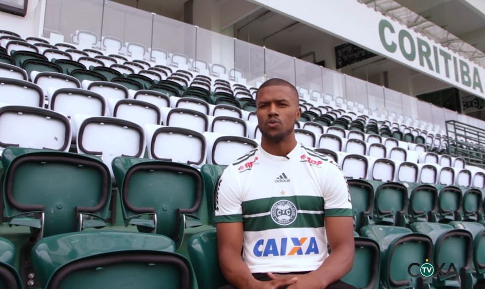 Carlos César, ex-Atlético-MG, é o novo reforço do Coxa. | /Reprodução