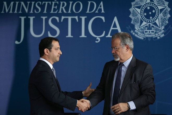Rogério Galloro foi empossado no cargo pelo ministro da Segurança Pública, Raul Jungmann, a quem passa a ser subordinado. | José Cruz/Agência Brasil