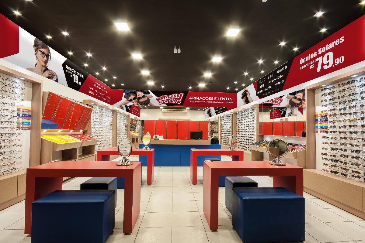 Na foto, uma unidade da Mercadão do Óculos. | Xavier Neto
Divulgação