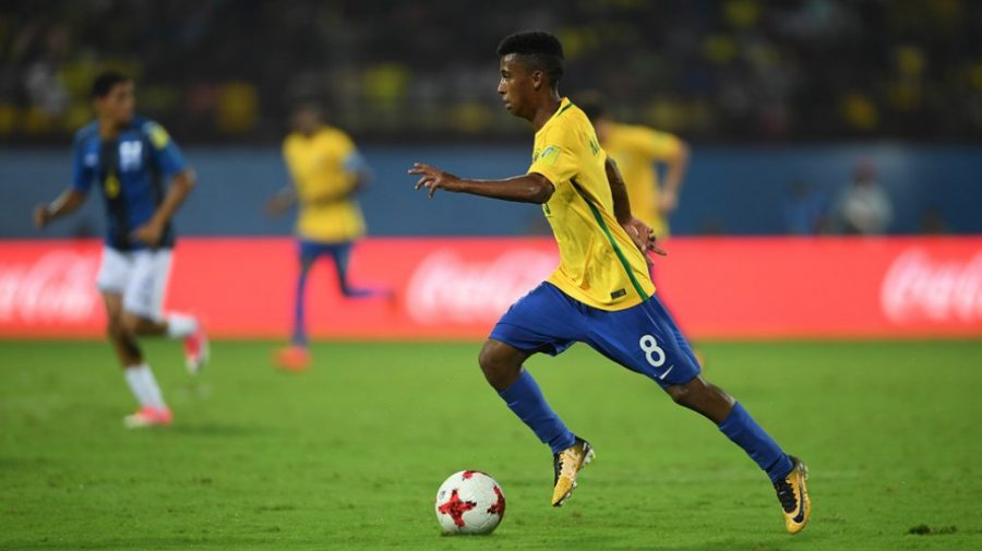 Marcos Bahia, do Atlético, em ação pela seleção brasileira no Mundial sub-17. | Getty Images / FIFA.com