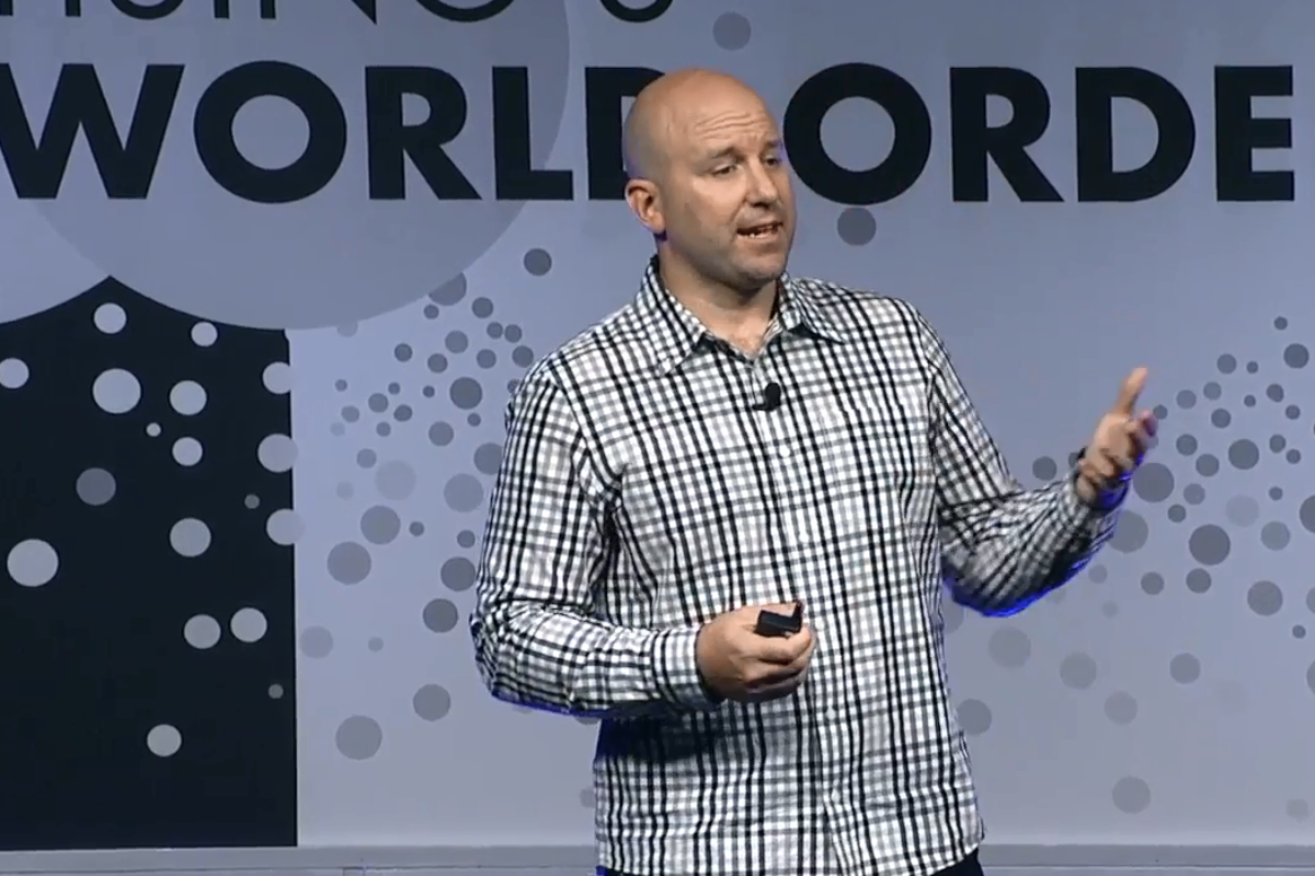 Memorando escrito pelo vice-presidente do Facebook, Andrew Bosworth, em 2016, veio à público nesta sexta (30) | Reprodução Youtube/IAB - Interactive Advertising Bureau