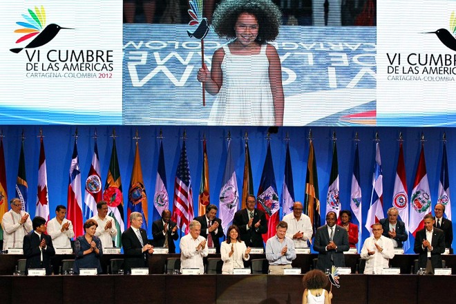 Líderes mundiais se reúnem na Cúpula das Américas de 2012, em Cartagena das Índias | ROBERTO STUCKERT FILHO / PR/ROBERTO STUCKERT FILHO / PR