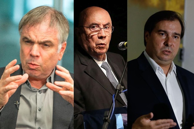 É o caso do ex-ministro Flávio Rocha (PRB), Henrique Meirelles (MDB) e Rodrigo Maia (DEM) | Montagem com fotos de Hugo Harada/Gazeta do Povo, José Cruz/ABr e Tomaz Silva/ABr.
