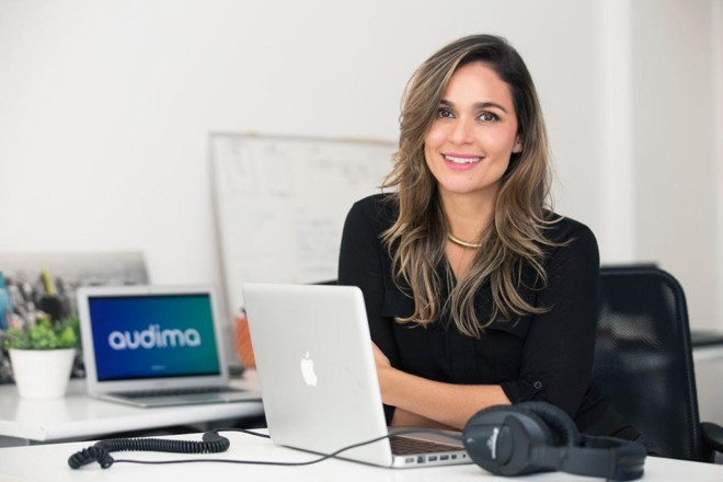Paula Pedroza criou a startup após passar por uma aceleração no Vale do Silício | Divulgação
Audima