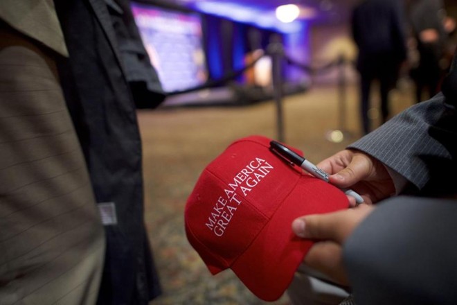 “Make America Great Again” é o principal slogan de campanha de Donald Trump | AFP
