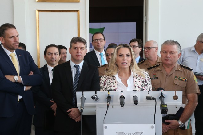 Cida assumiu o Executivo estadual após a saída de Beto Richa, que deve concorrer ao Senado | /Orlando Kissner/ANPr