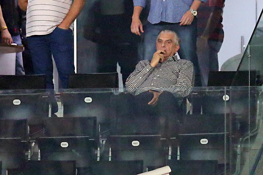 Petraglia no jogo entre Atlético e São Paulo, pela Copa do Brasil. | Albari Rosa/Gazeta do Povo