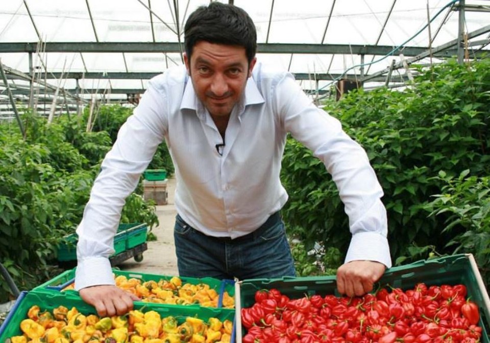 Descendente de italianos, Salvatore Genovese dedica-se à produção de pimentas no leste da Inglaterra | Reprodução/