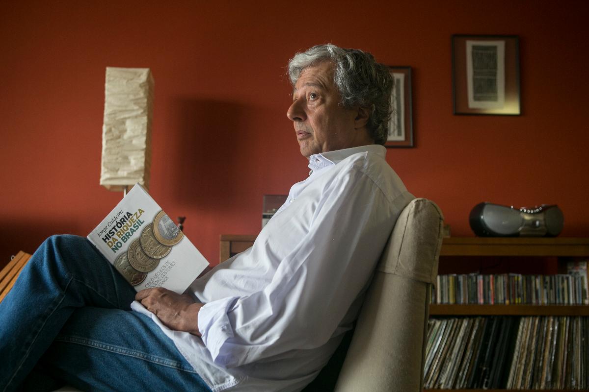 O historiador Jorge Caldeira em Curitiba | Marcelo AndradeGazeta do Povo