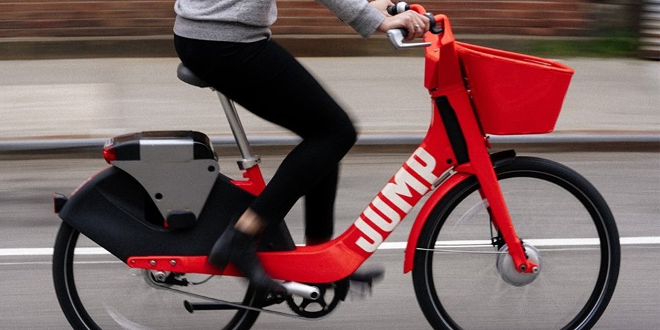 Bicicleta elétrica da Jump, adquirida pela Uber. | Reprodução/Facebook