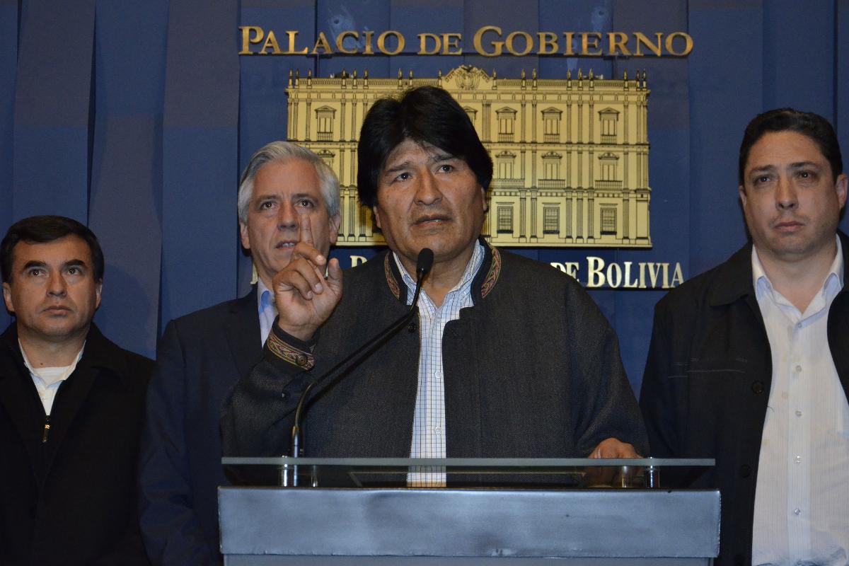 "Sou o mais interessado na investigação destes atos de corrupção", disse Morales | Ministerio de la Presidencia/Ministerio de la Presidencia