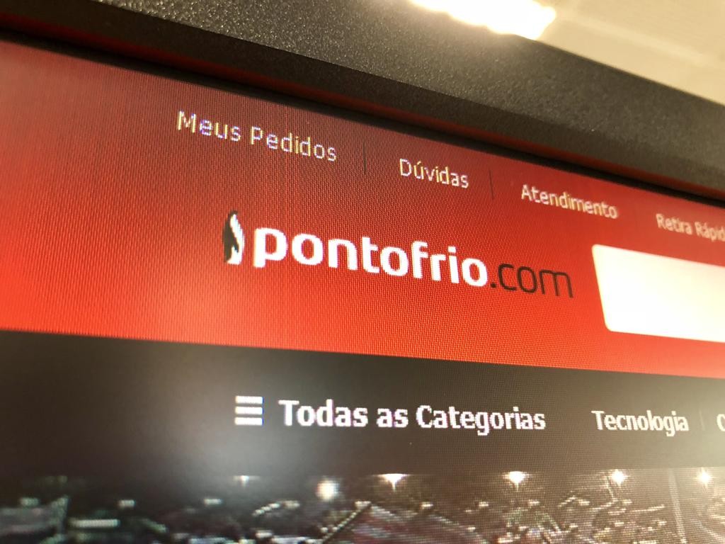 Detalhe do site do Pontofrio.