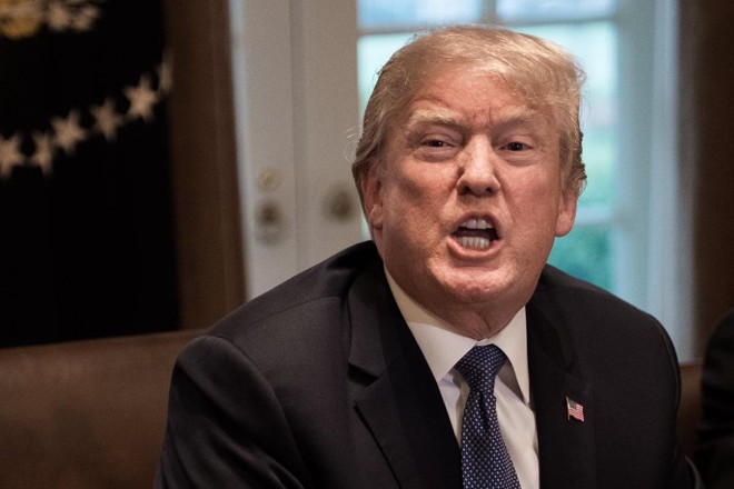 Ao invés de ir à cúpula, Trump decidiu ficar nos Estados Unidos para supervisionar a situção na Síria | NICHOLAS KAMM/
AFP