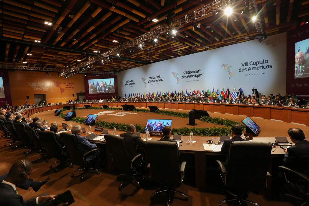 Abertura da Cúpula das Américas, em Lima | CRIS BOURONCLE/AFP