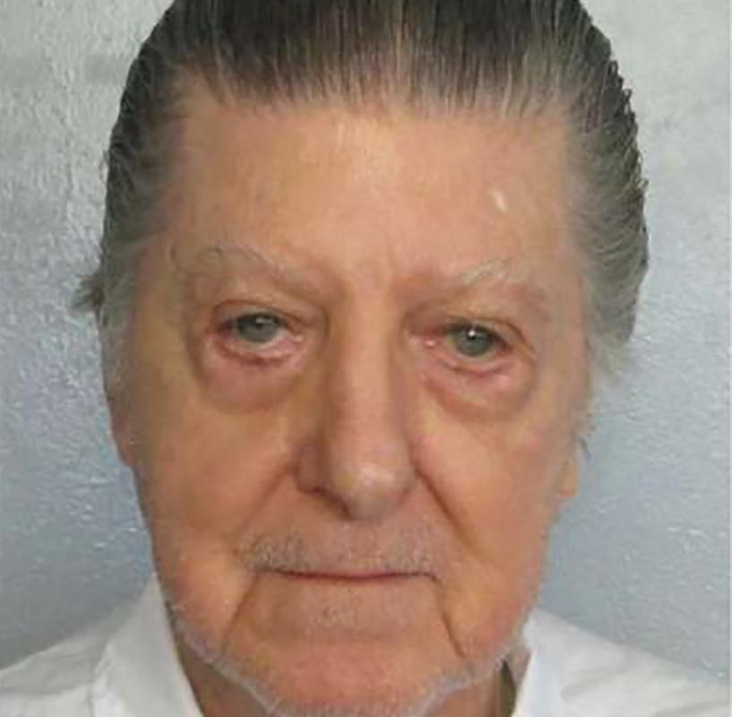 Foto sem data, obtida em 20 de abril de 2018, cortesia do Departamento de Correções do Alabama, mostra o detento Walter Moody no corredor da morte. Walter Moody foi condenado por assassinar um juiz americano e um advogado com bombas. Moody é a pessoa mais velha a ser executada nos Estados Unidos desde que o país restabeleceu a pena capital na década de 1970, substituindo John Nixon, que morreu aos 77 anos em 2005, segundo dados do Centro de Informações sobre Pena de Morte. | Divulgação/AFP