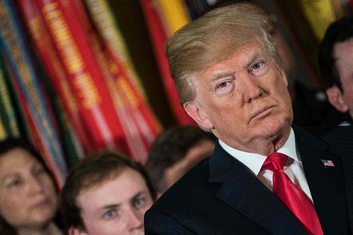 “Boas coisas estão acontecendo, mas só o tempo dirá”, tuitou o presidente dos Estados Unidos | NICHOLAS KAMM/AFP